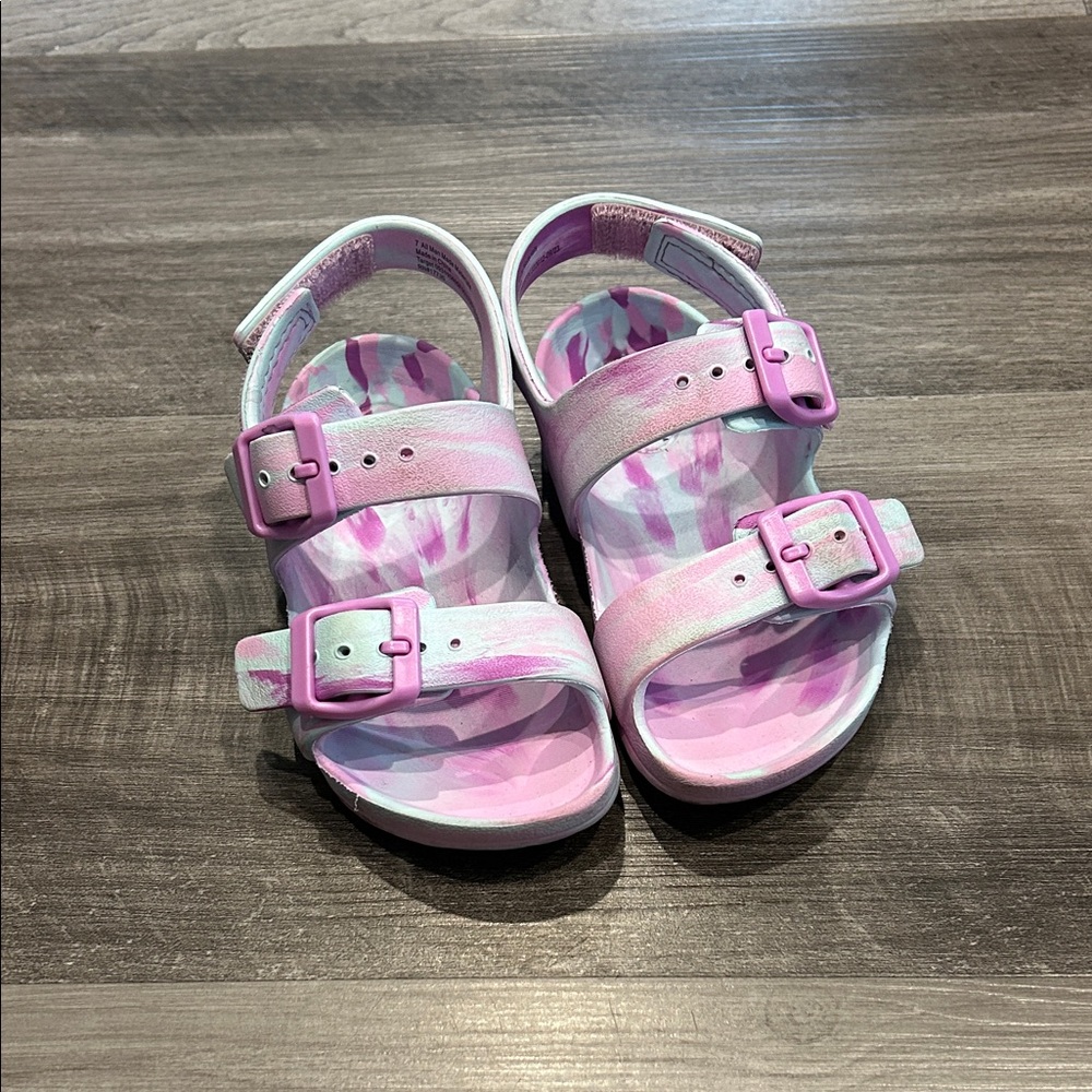 Cat & Jack Kids Sandals in Pink and White